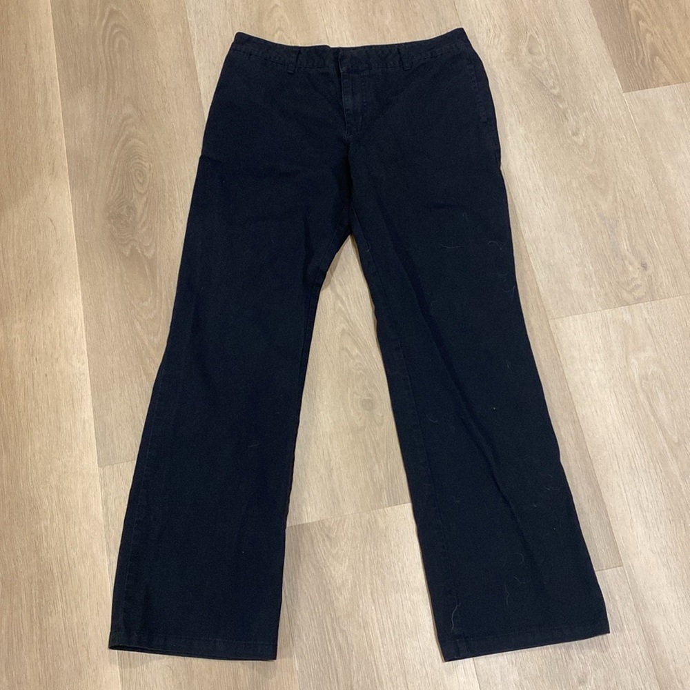 Y2K Dickies Classic Straight Leg Black Work Pants Juniors 13